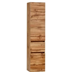 Wohnen Badschränke|Schränke*Bad Seitenschrank in Holz Optik Wildeiche - Iliam