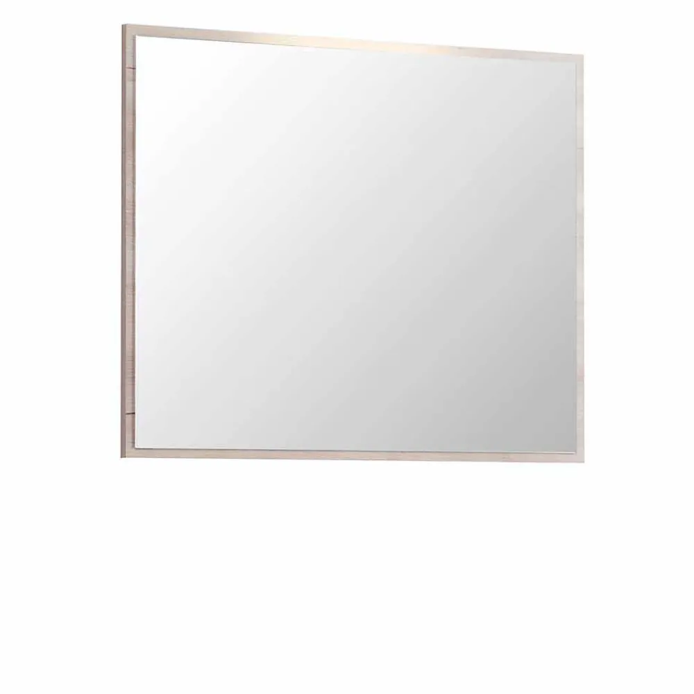 Wohnen Spiegel|Flurspiegel*Bad Spiegel mit Buche Dekor Rahmen Blanca & optionalem LED Licht