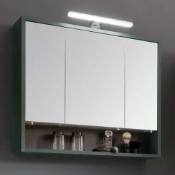 Wohnen Bad Spiegelschrank in Dunkelgrün - Aqua