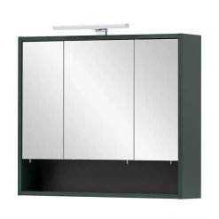 Wohnen Bad Spiegelschrank in Dunkelgrün - Aqua
