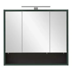 Wohnen Bad Spiegelschrank in Dunkelgrün - Aqua
