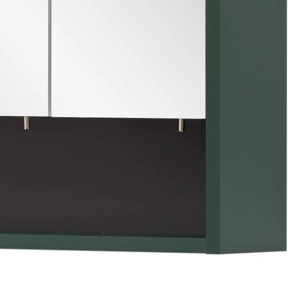 Wohnen Bad Spiegelschrank in Dunkelgrün - Aqua