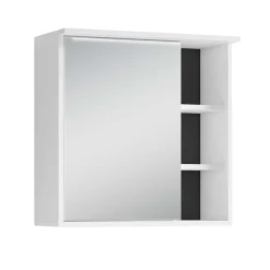 Wohnen Bad-Spiegelschränke*Bad Spiegelschrank in Weiß mit Schwarz - Envaton