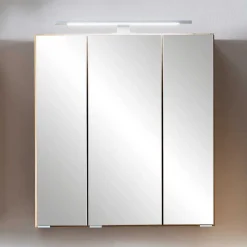 Wohnen Bad-Spiegelschränke*Bad Spiegelschrank in Wildeiche Optik - Drumias