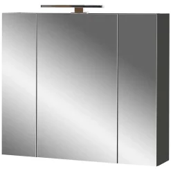 Wohnen Bad Spiegelschrank mit LED 3-türig - Dolida