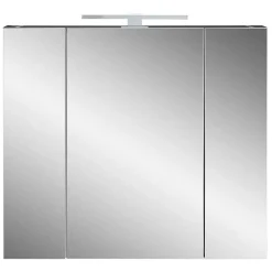 Wohnen Bad Spiegelschrank mit LED 3-türig - Dolida