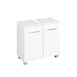 Wohnen Waschtisch|Waschbeckenunterschränke*Bad Unterbeckenschrank in Weiß - Lartemo