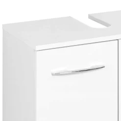 Wohnen Waschtisch|Waschbeckenunterschränke*Bad Unterbeckenschrank in Weiß - Lartemo