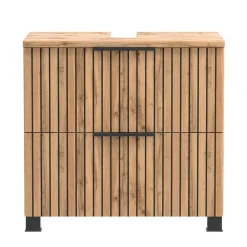 Wohnen Bad Unterbeckenschrank mit Klappe & Schublade - Crystoga