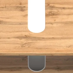 Wohnen Bad Unterbeckenschrank mit Klappe & Schublade - Crystoga