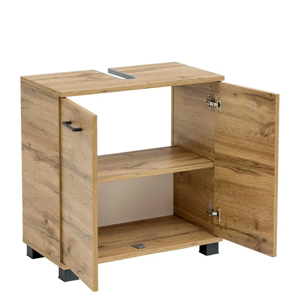 Wohnen Badschränke|Waschtisch*Bad Unterschrank fürs Waschbecken 60 cm breit - Jessmi