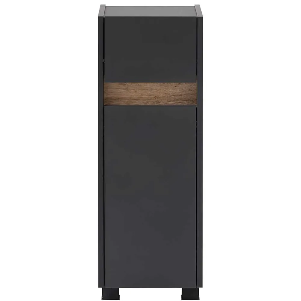 Wohnen Badschränke*Bad Unterschrank in Anthrazit & Wildeiche - Marcius