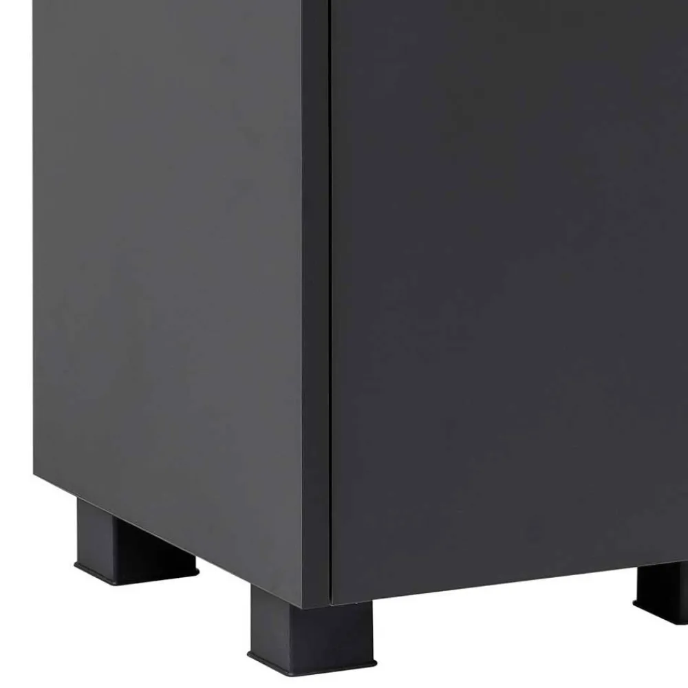 Wohnen Badschränke*Bad Unterschrank in Anthrazit & Wildeiche - Marcius