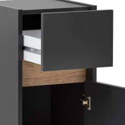 Wohnen Badschränke*Bad Unterschrank in Anthrazit & Wildeiche - Marcius