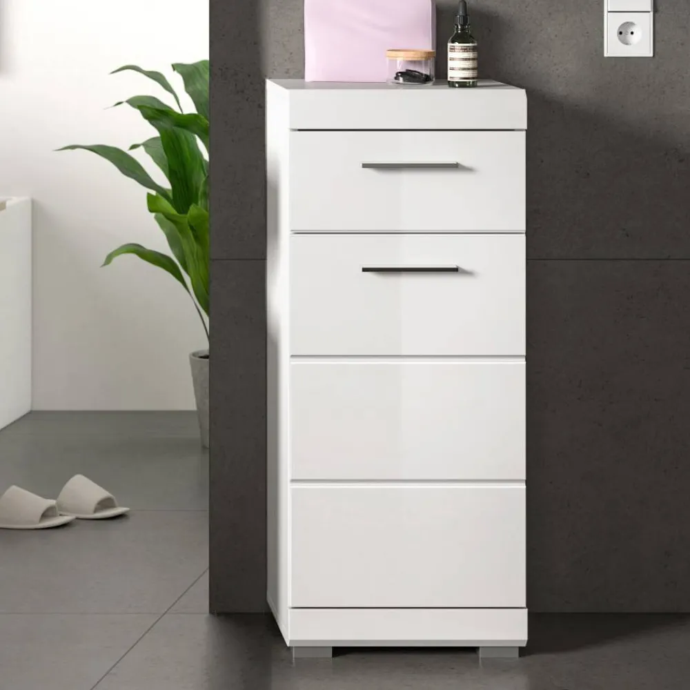 Wohnen Badschränke*Bad Unterschrank in Weiß - Henriette