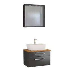 Wohnen Badezimmer Komplett*Bad Unterschrank inkl Waschbecken - Estregos I (zweiteilig)