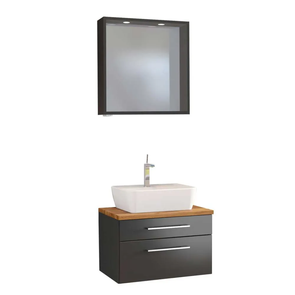 Wohnen Badezimmer Komplett*Bad Unterschrank inkl Waschbecken - Estregos I (zweiteilig)