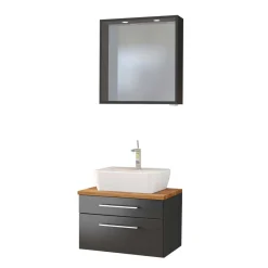 Wohnen Badezimmer Komplett*Bad Unterschrank inkl Waschbecken - Estregos I (zweiteilig)