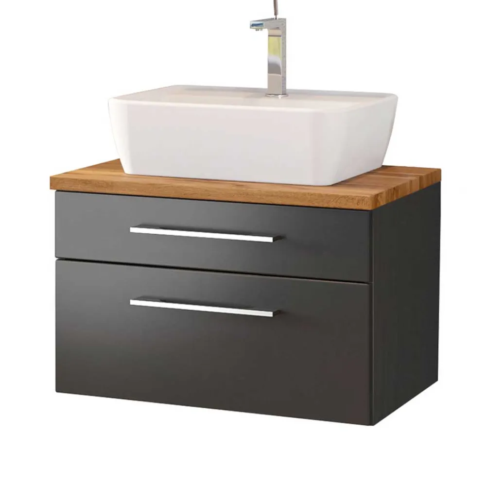 Wohnen Badezimmer Komplett*Bad Unterschrank inkl Waschbecken - Estregos I (zweiteilig)