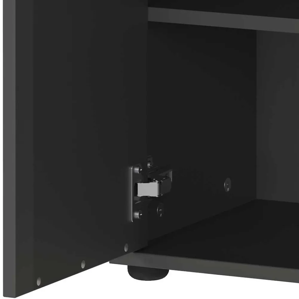 Wohnen Büroschränke|Sideboards & Kommoden*Bad Vertiko in Dunkelgrau - Rufu