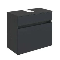 Wohnen Waschtisch|Waschbeckenunterschränke*Bad Waschbecken-Schrank in Grau - Cathyl