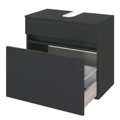 Wohnen Waschtisch|Waschbeckenunterschränke*Bad Waschbecken-Schrank in Grau - Cathyl