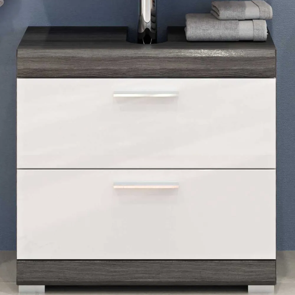 Wohnen Bad Waschbeckenschrank 60x56x34 cm - Nancys