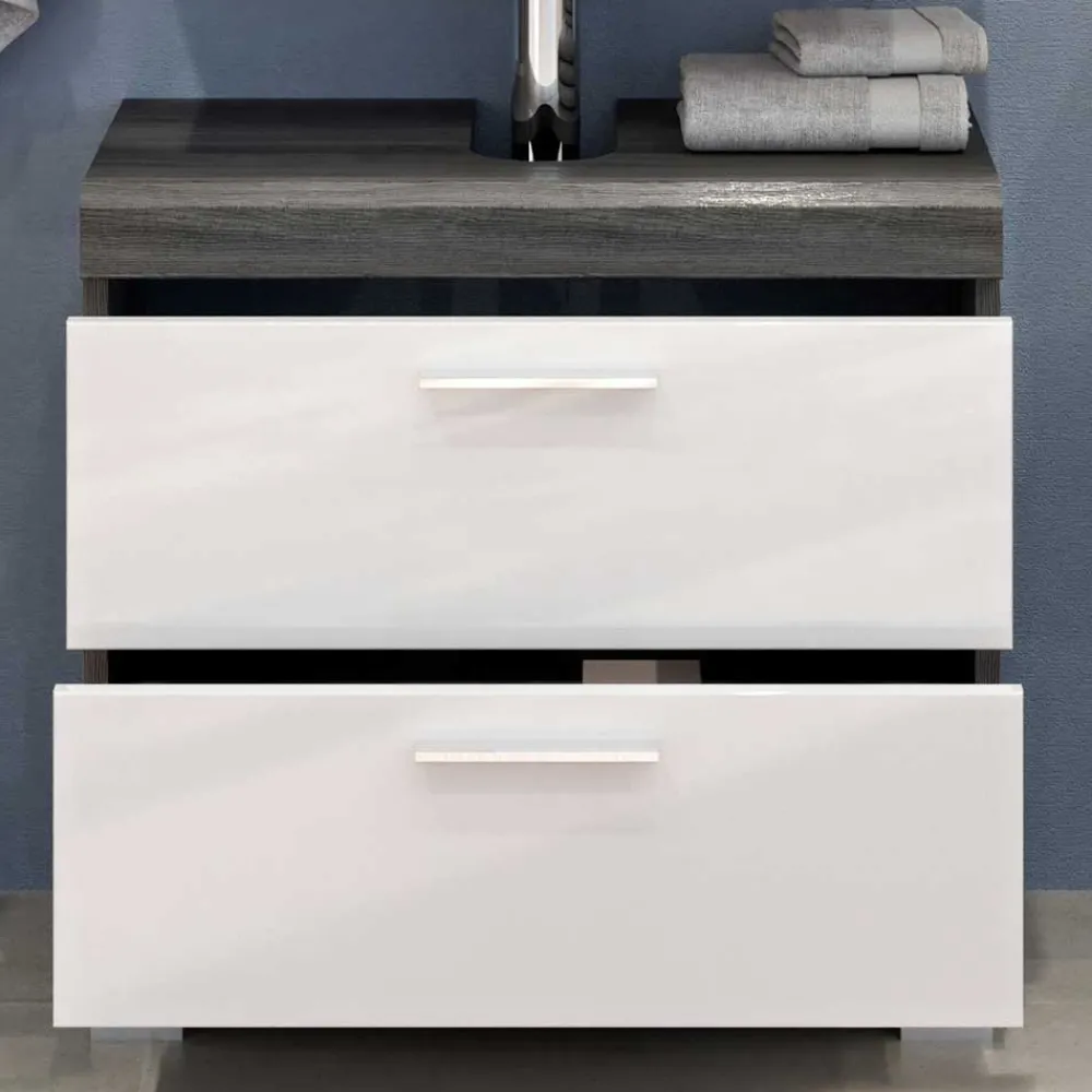 Wohnen Bad Waschbeckenschrank 60x56x34 cm - Nancys