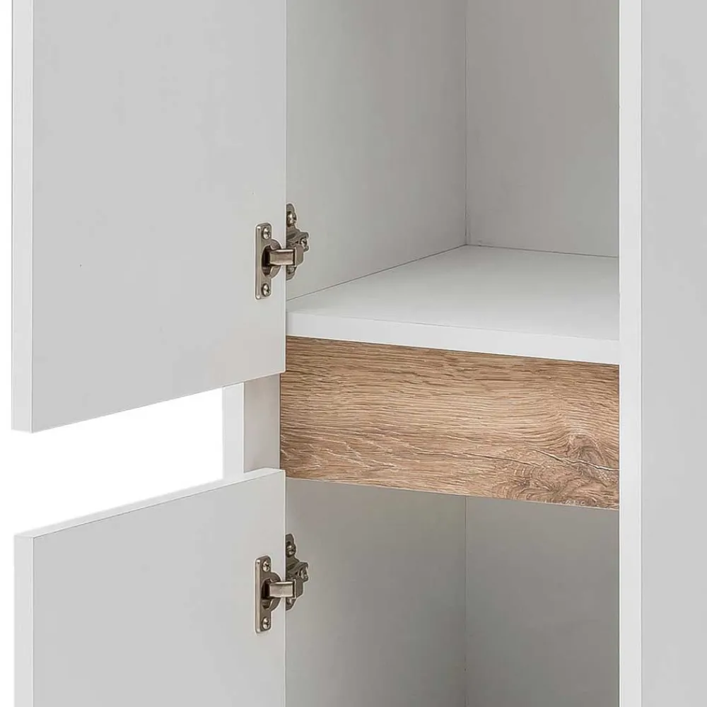 Wohnen Skandinavische Möbel|Badezimmer Komplett*Bad Waschplatz & Hochschrank Möbel - Etravia (dreiteilig)