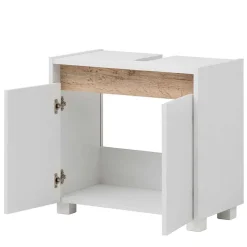 Wohnen Skandinavische Möbel|Badezimmer Komplett*Bad Waschplatz & Hochschrank Möbel - Etravia (dreiteilig)