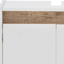 Wohnen Skandinavische Möbel|Badezimmer Komplett*Bad Waschplatz & Hochschrank Möbel - Etravia (dreiteilig)