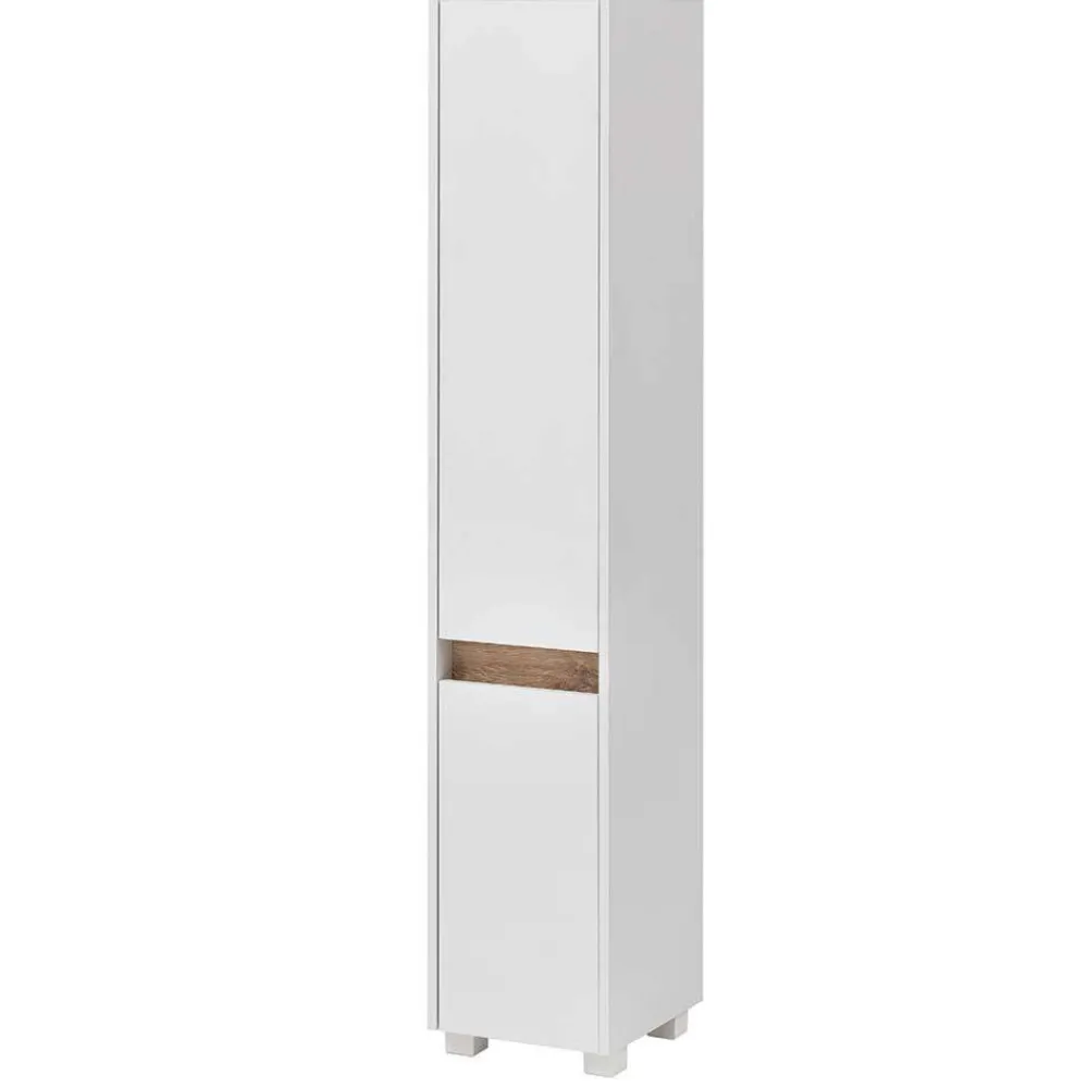 Wohnen Skandinavische Möbel|Badezimmer Komplett*Bad Waschplatz & Hochschrank Möbel - Etravia (dreiteilig)