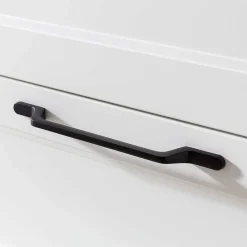 Wohnen Glasmöbel|Badezimmer Komplett*Bad Waschplatz Einrichtung in Weiß - Gyatso (dreiteilig)