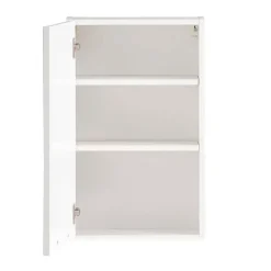 Wohnen Glasmöbel|Badezimmer Komplett*Bad Waschplatz Einrichtung in Weiß - Gyatso (dreiteilig)