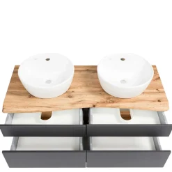 Wohnen Waschtisch|Waschbeckenunterschränke*Bad Waschplatz für zwei Personen - Agiruan