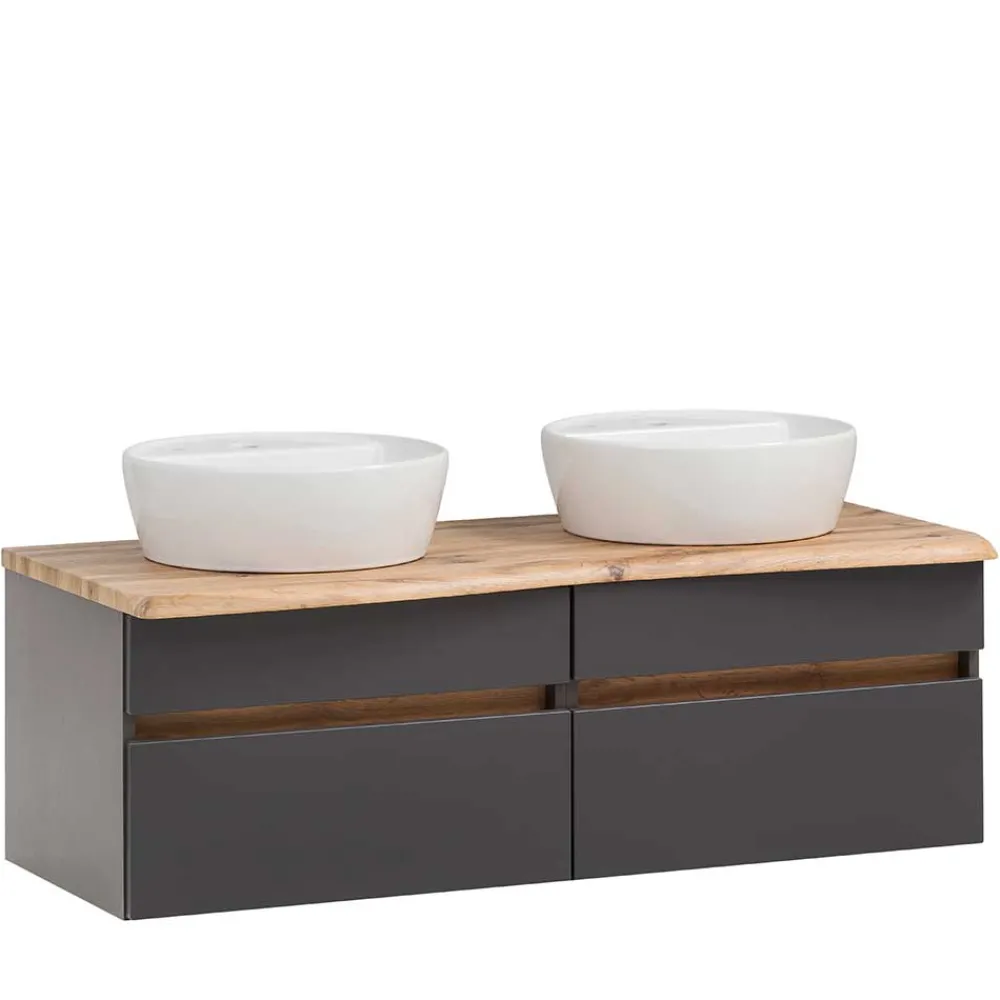 Wohnen Waschtisch|Waschbeckenunterschränke*Bad Waschplatz für zwei Personen - Agiruan