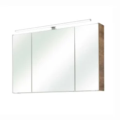 Wohnen Glasmöbel*Bad Waschplatz in Eiche Dunkel - Miss X (zweiteilig)