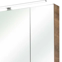 Wohnen Glasmöbel*Bad Waschplatz in Eiche Dunkel - Miss X (zweiteilig)