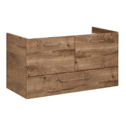 Wohnen Glasmöbel*Bad Waschplatz in Eiche Dunkel - Miss X (zweiteilig)