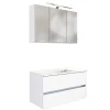 Wohnen Bad Waschplatz Kombi in Weiß - Vandan (zweiteilig)