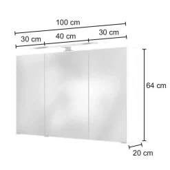 Wohnen Bad Waschplatz Kombi in Weiß - Vandan (zweiteilig)