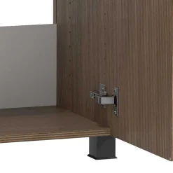 Wohnen Glasmöbel|Badezimmer Komplett*Bad Waschplatz und Hochschrank Set - Ucaida (dreiteilig)