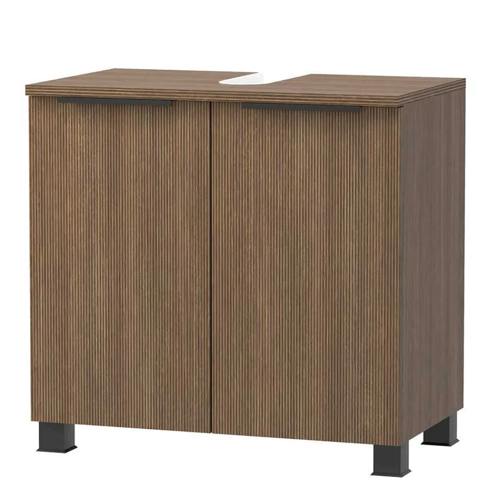 Wohnen Badezimmer Komplett*Bad Waschplatz und Oberschrank Möbelset - Ucaida (dreiteilig)