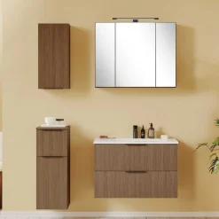 Wohnen Bad Waschplatz und Stauraum Set - Ucaida (vierteilig)