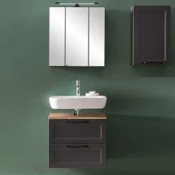 Wohnen Bad Waschplatzmöbel und Oberschrank - Novelya (dreiteilig)