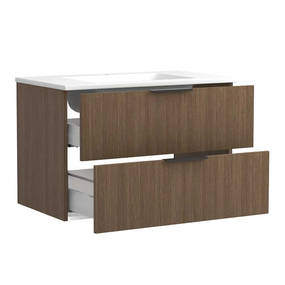 Wohnen Badschränke|Waschtisch*Bad Waschtisch mit Becken 80 cm breit - Ucaida