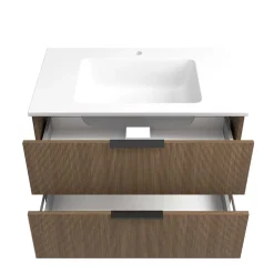 Wohnen Badschränke|Waschtisch*Bad Waschtisch mit Becken 80 cm breit - Ucaida
