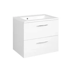 Wohnen Weiße Möbel|Waschtisch*Bad Waschtisch mit zwei Schubladen - Lartemo