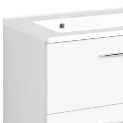 Wohnen Weiße Möbel|Waschtisch*Bad Waschtisch mit zwei Schubladen - Lartemo