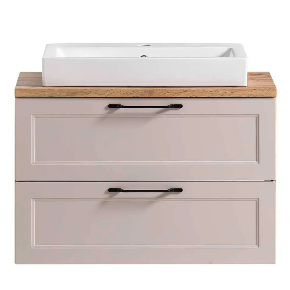 Wohnen Waschtisch|Waschbeckenunterschränke*Bad Waschtischkonsole mit Becken - Trioto